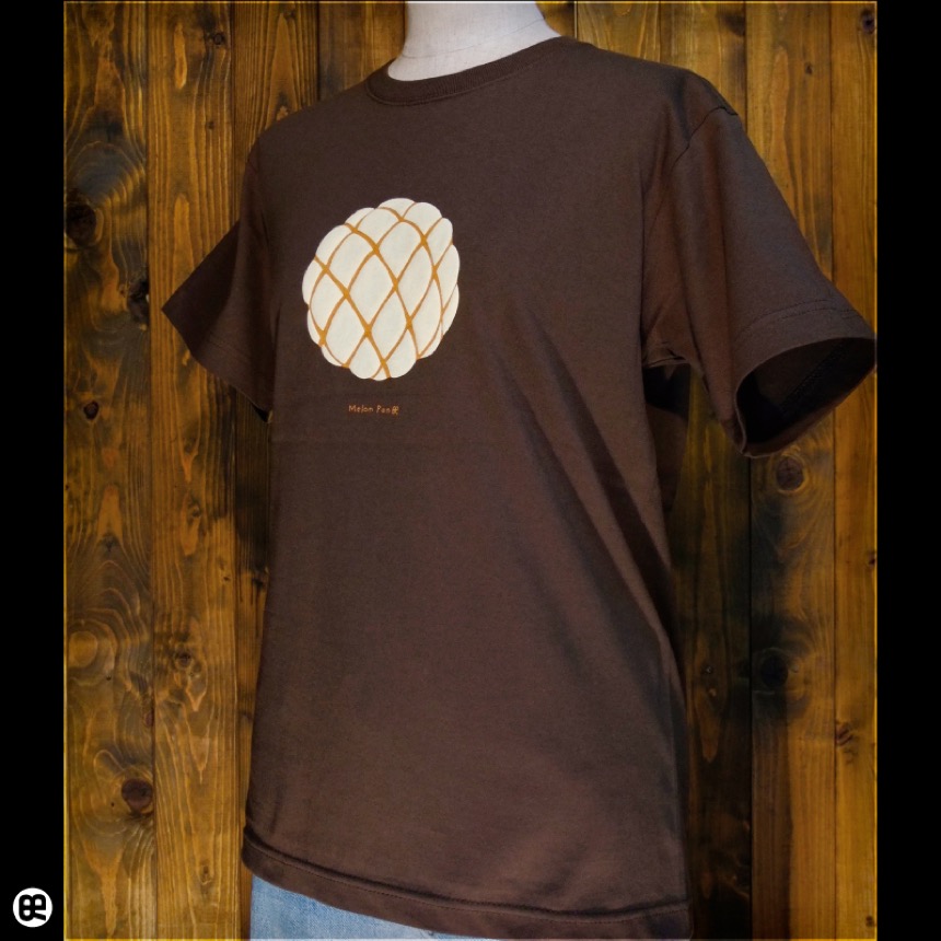 メロンパン ブラウン Tシャツのtシャツ通販 Redbros メロンパン ブラウン Tシャツのtシャツ通販 Redbros