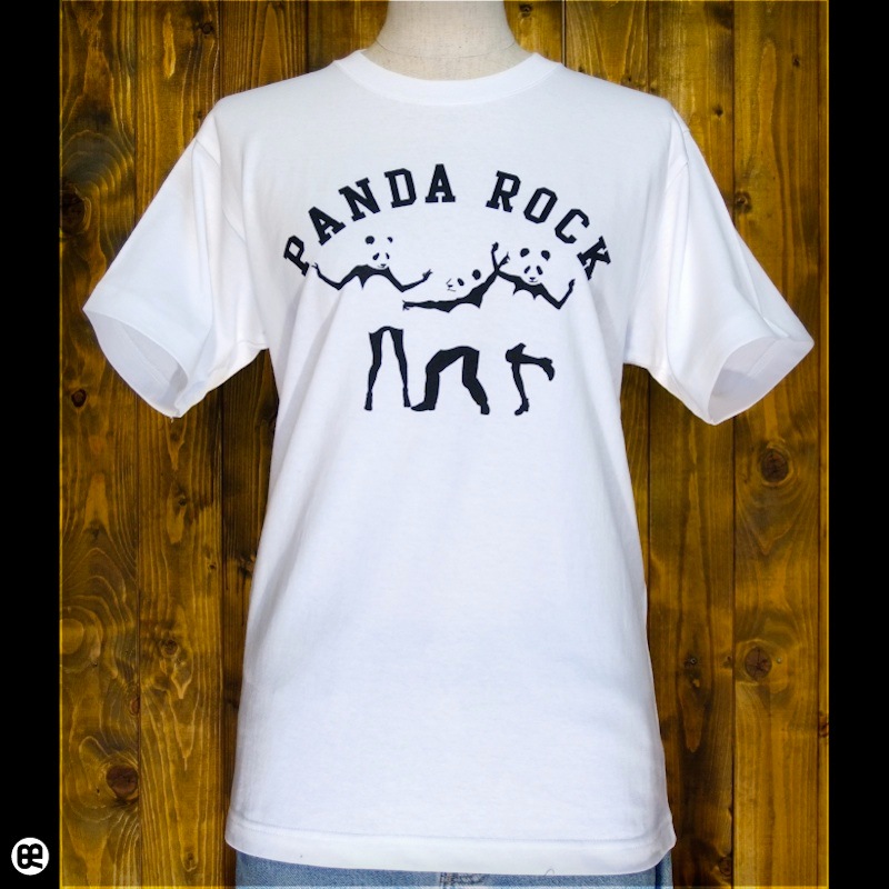 Tシャツ通販ならREDBROS.｜PANDA ROCK : ホワイト：Tシャツ他、大人に