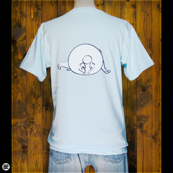 Tシャツ通販ならREDBROS.｜アザラシくん : アクアブルー：Tシャツ他