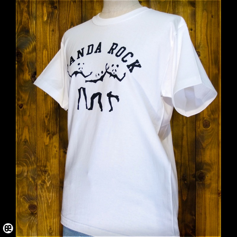 Tシャツ通販ならREDBROS.｜PANDA ROCK : ホワイト：Tシャツ他、大人に