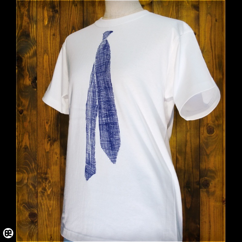 Fifi&Romeo ネクタイデザインTシャツXS trim_fce_item66f0ef08a55c2.jpg