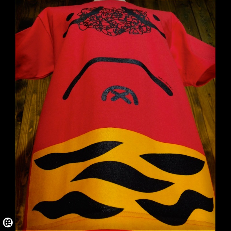 Tシャツ　赤　青　黄　３枚セット 赤鬼 : スーパーレッド/6.2oz半袖Tee/SpoTee/サイズ XS,S,M,L