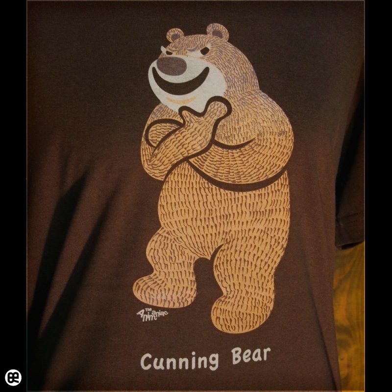 Tシャツ通販ならREDBROS.｜ずるいクマ : ブラウン：Tシャツ他、大人に
