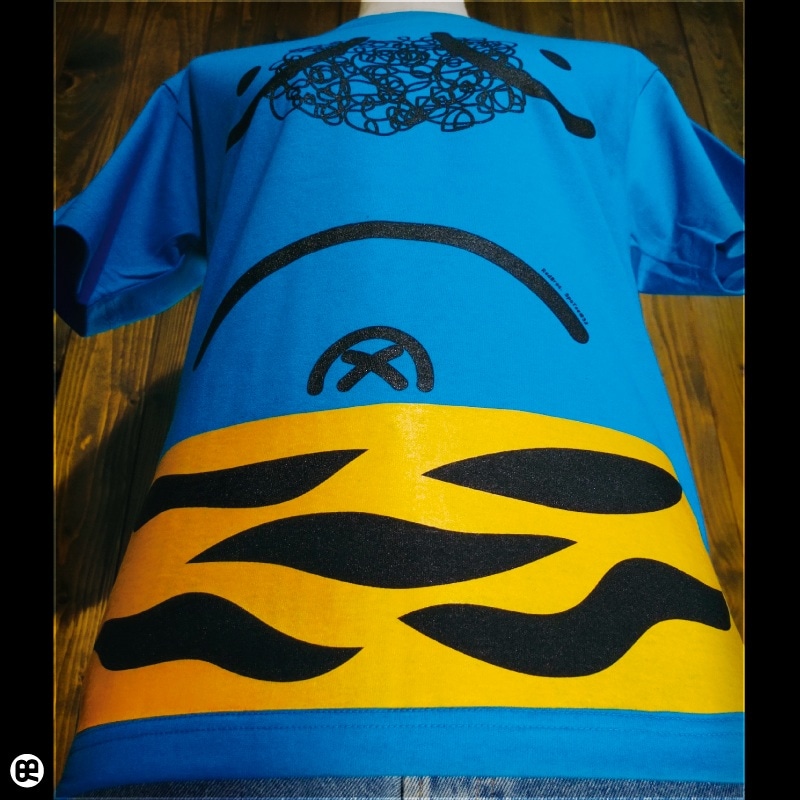 青鬼 : ターコイズ/6.2oz半袖Tee/SpoTee/サイズ XS,S,M,L/メンズ