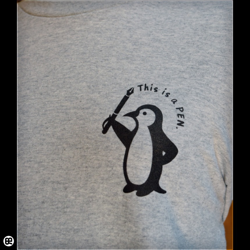Tシャツ通販ならREDBROS.｜1.6インチリブLST：This is a PEN：杢グレー