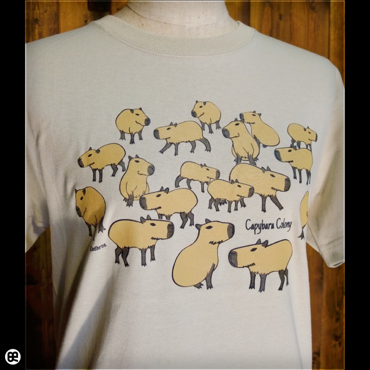 カピの群 : ストーン：TシャツのTシャツ通販【REDBROS.】