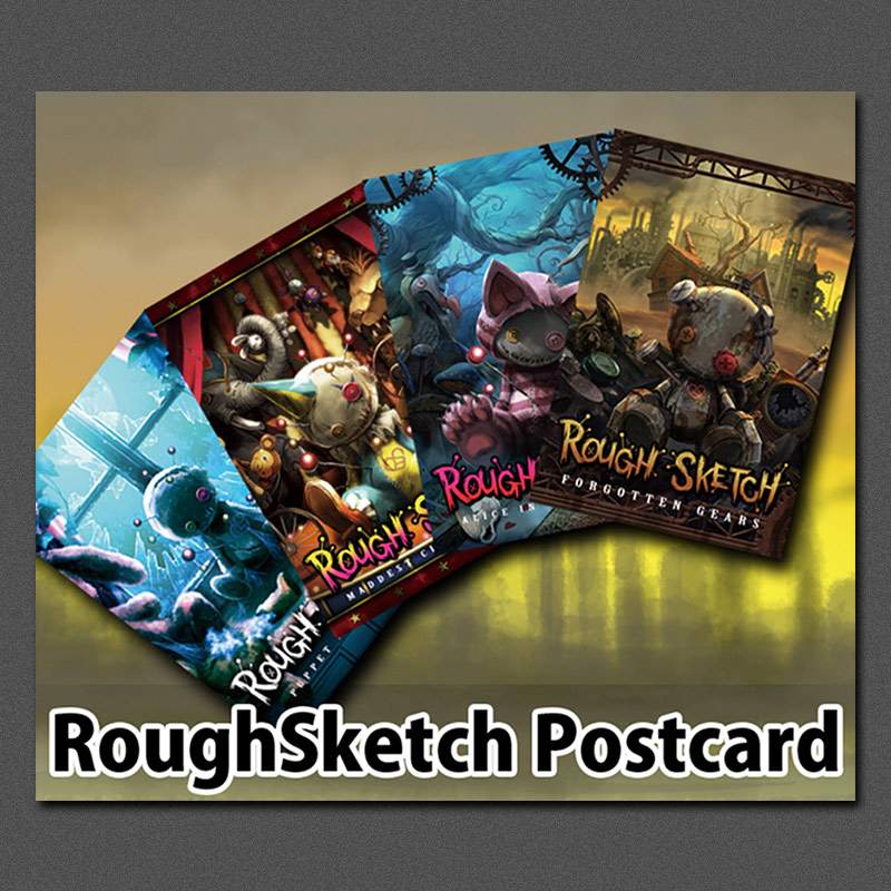 RoughSketch ポストカード 4枚セット | すべての商品 | TANO*C STORE