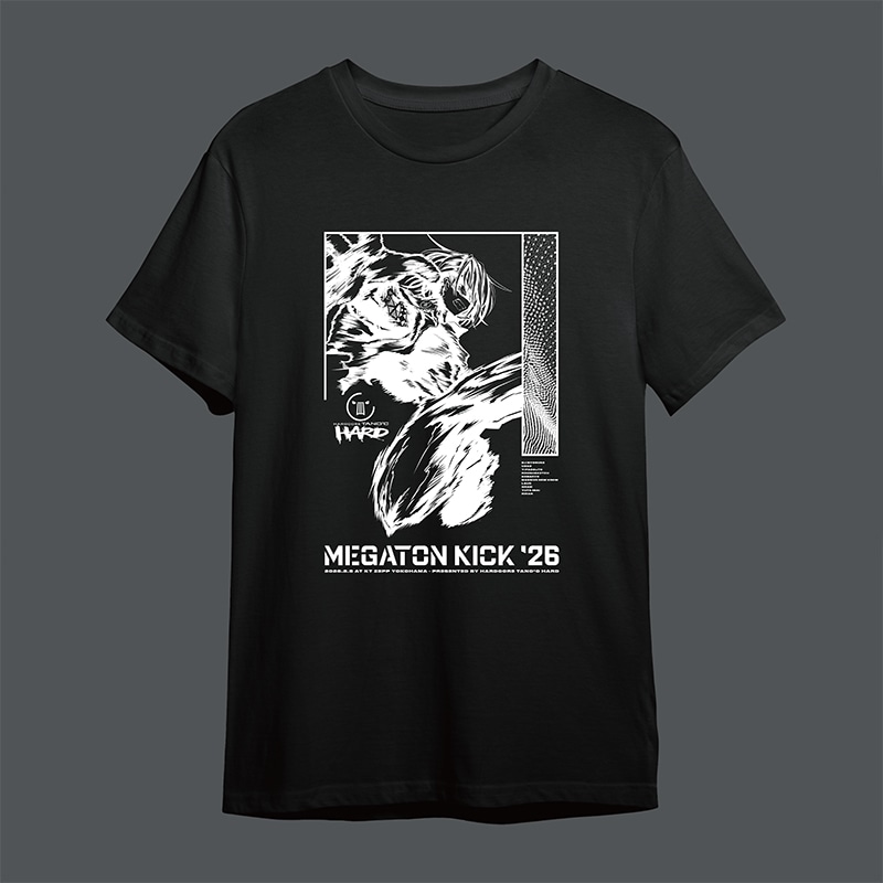1月中旬以降配送予定】 MEGATON KICK '26 Tシャツ | HARDCORE TANO*C