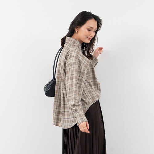 REFRAIN(リフレイン) LIM-bless 40sチェックシャツ 447910