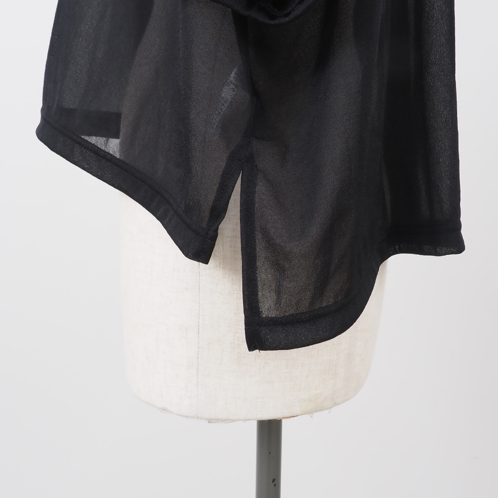 REFRAIN(リフレイン) トリコットンシフォン プリントカットソー 444201