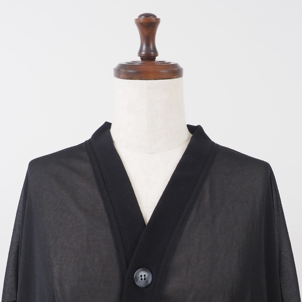 REFRAIN(リフレイン) トリコットンシフォン カーディガン 444200