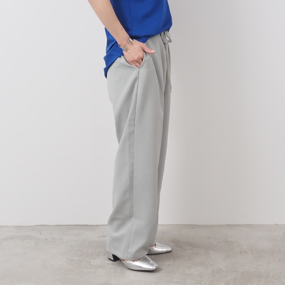 REFRAIN(リフレイン) ポリエステルドライトロピカルストレートパンツ 444901