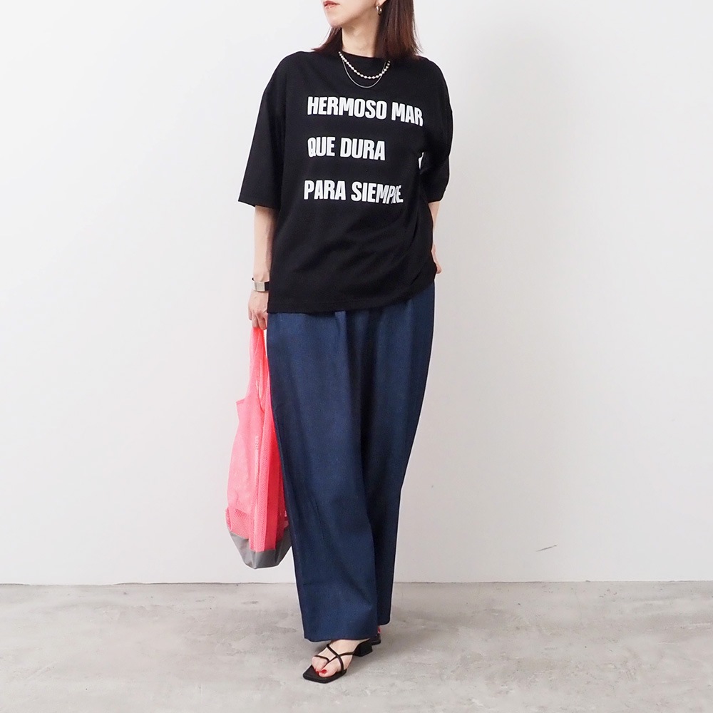 REFRAIN(リフレイン) 5.5オンスインディゴデニム タックパンツ 444905