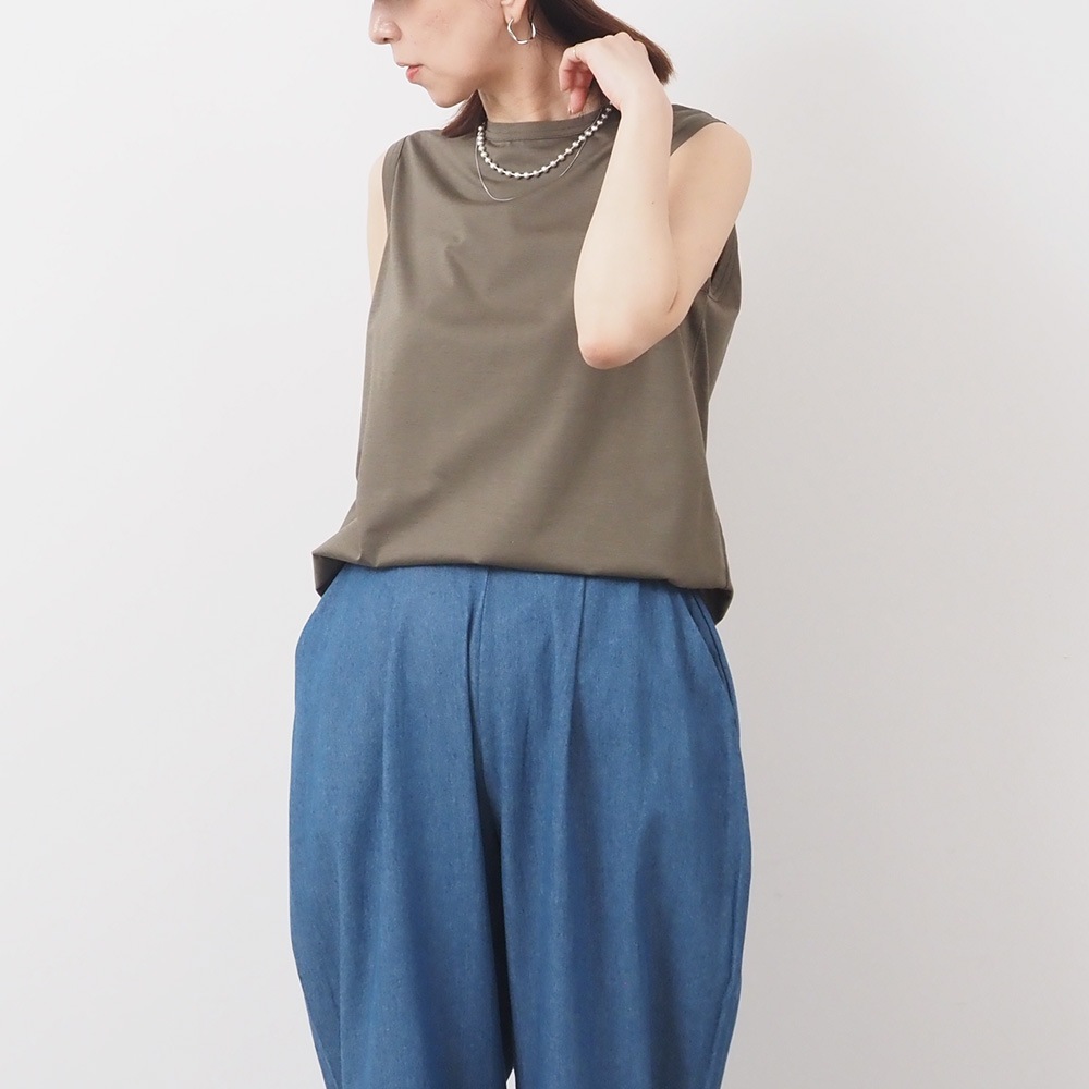 REFRAIN(リフレイン) マイヴィスC微強撚天竺　タンクトップ 444214