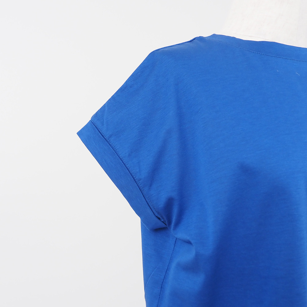 REFRAIN(リフレイン) マイヴィスC微強撚天竺　フレンチスリーブTシャツ 444212