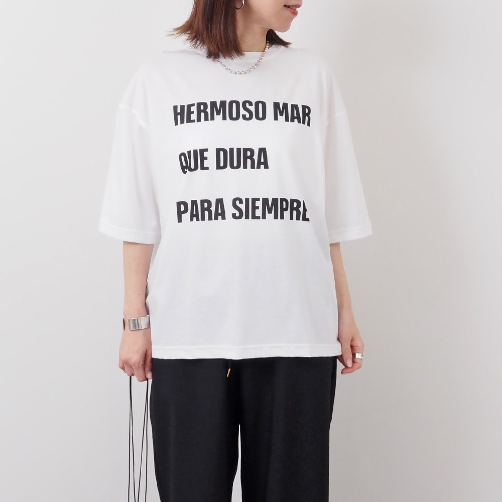 REFRAIN(リフレイン) マイヴィスC微強撚天竺 プリントTシャツ 444211