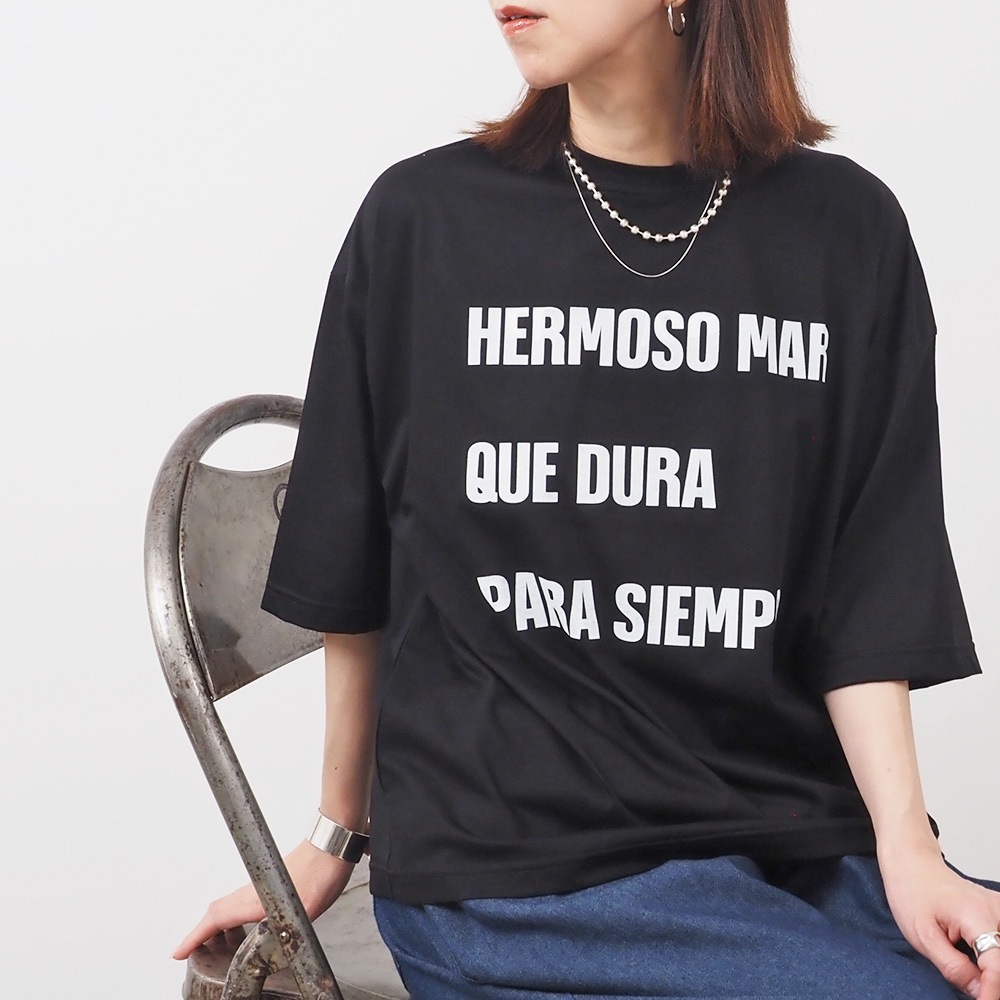 REFRAIN(リフレイン) マイヴィスC微強撚天竺 プリントTシャツ 444211