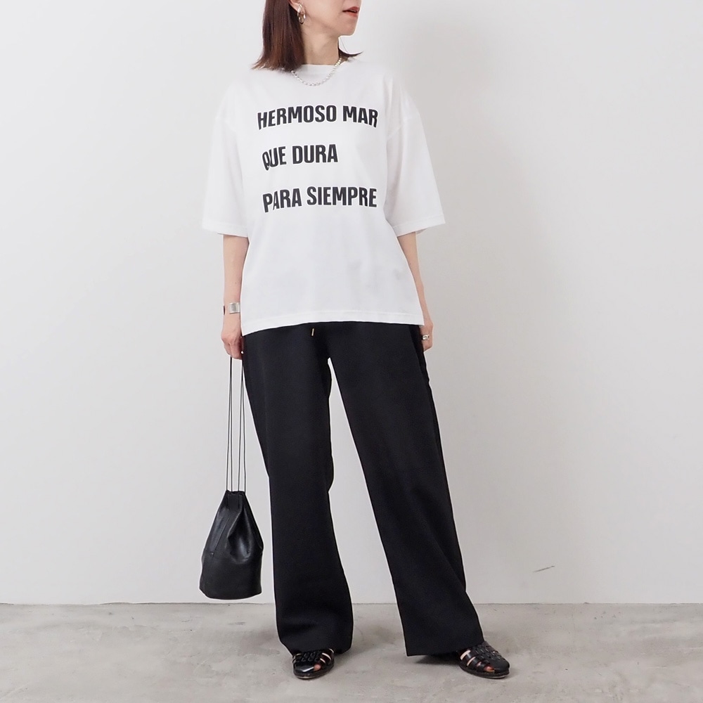 REFRAIN(リフレイン) マイヴィスC微強撚天竺 プリントTシャツ 444211