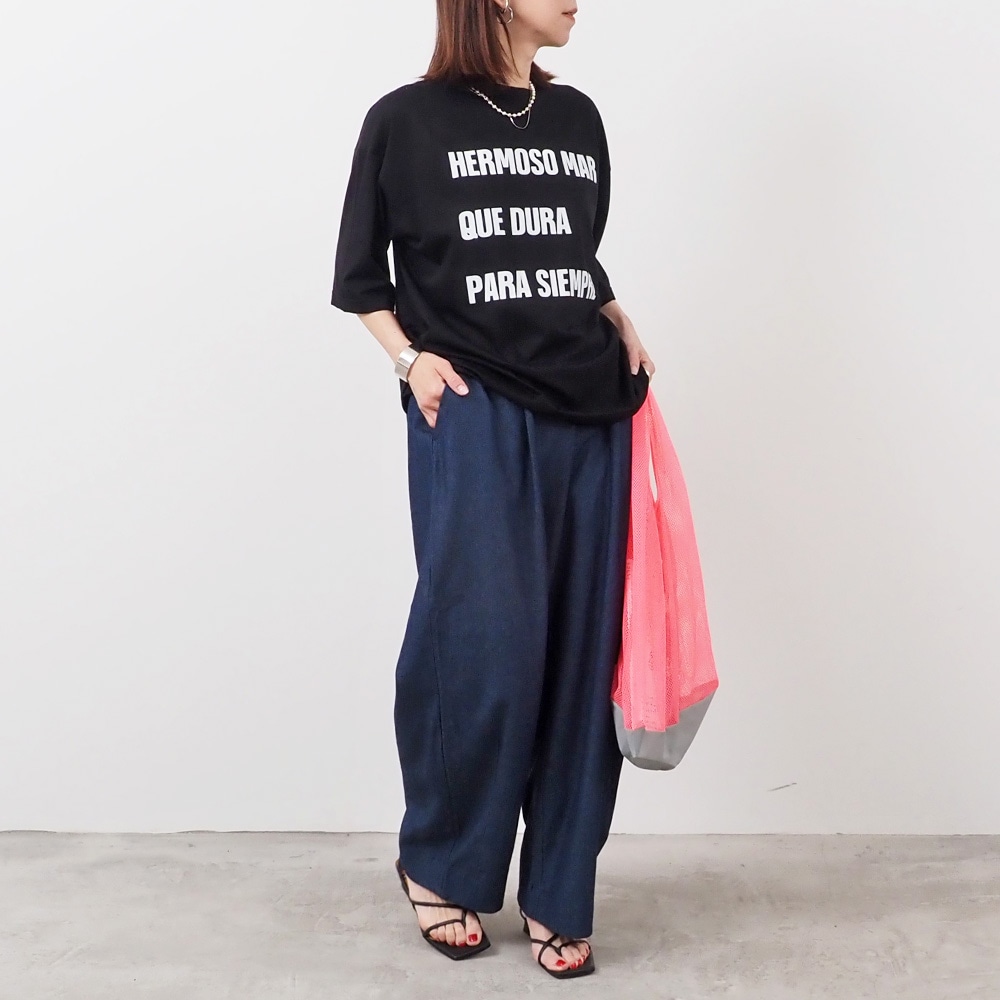 REFRAIN(リフレイン) マイヴィスC微強撚天竺 プリントTシャツ 444211