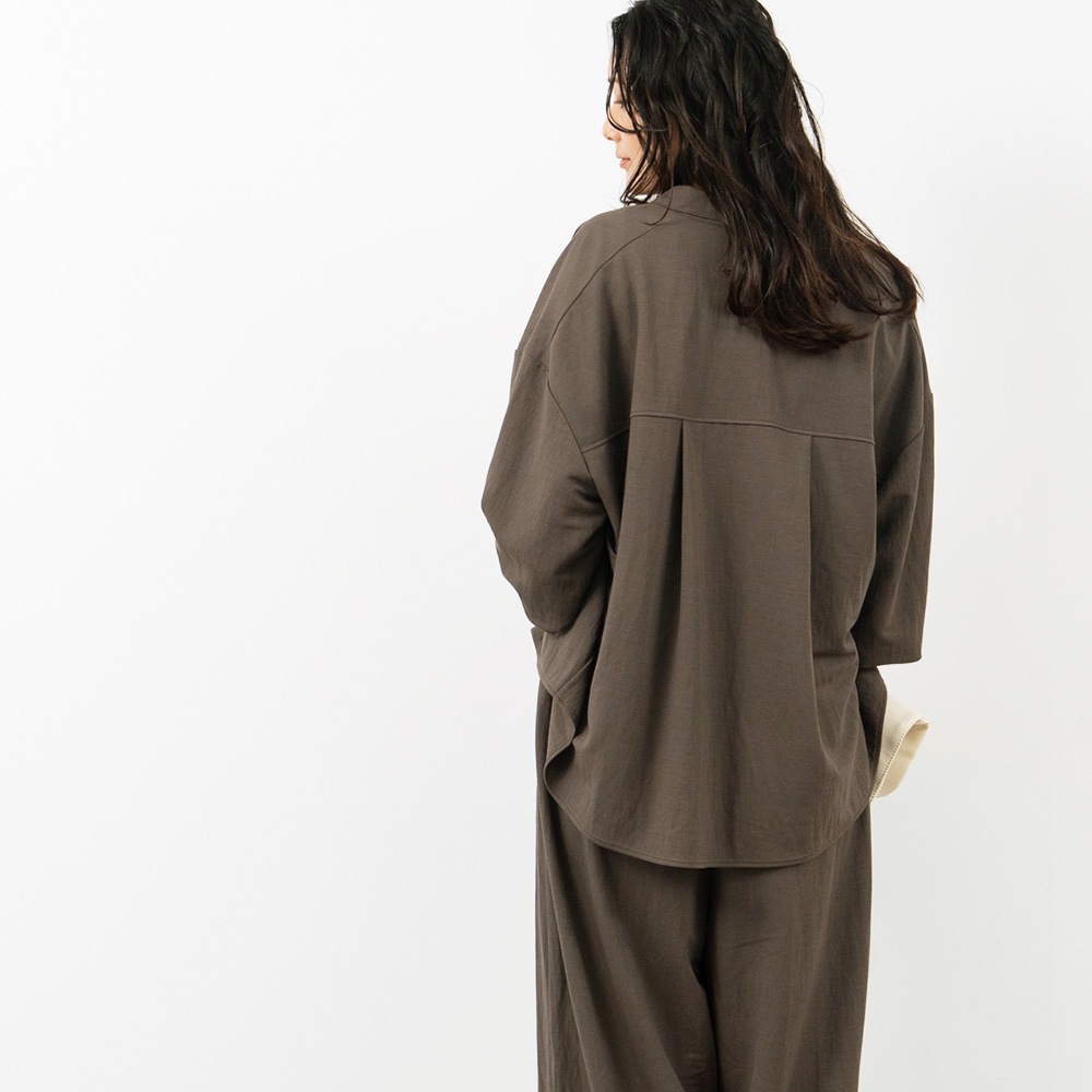 REFRAIN(リフレイン) ナチュラスムース　シャツアウター 446900