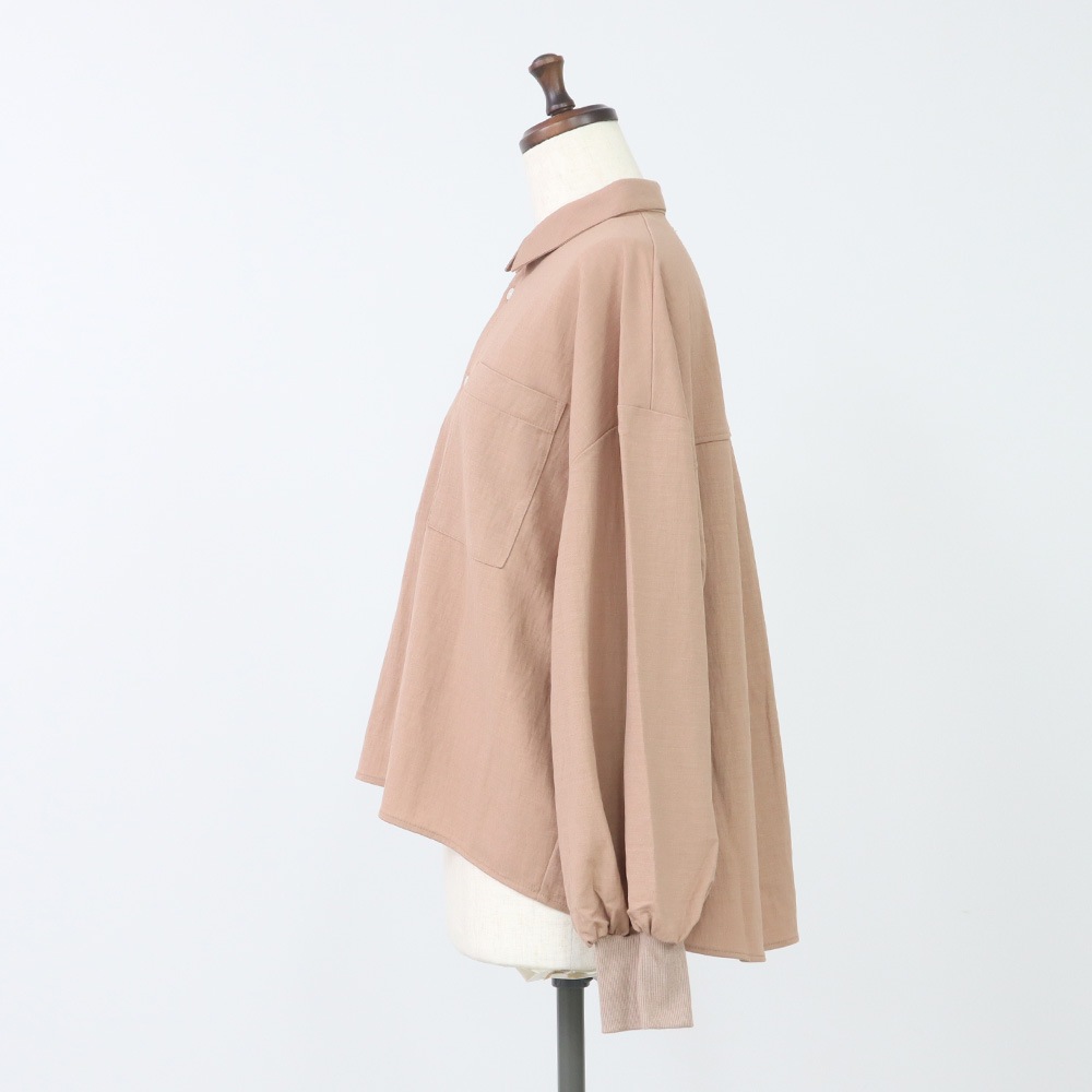 REFRAIN(リフレイン) ナチュラスムース　シャツアウター 446900