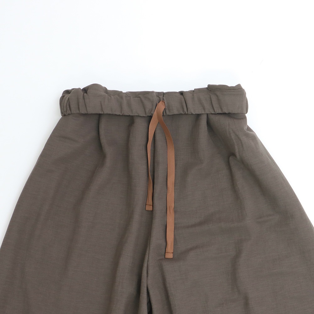 REFRAIN(リフレイン) ナチュラスムース タックパンツ 446901