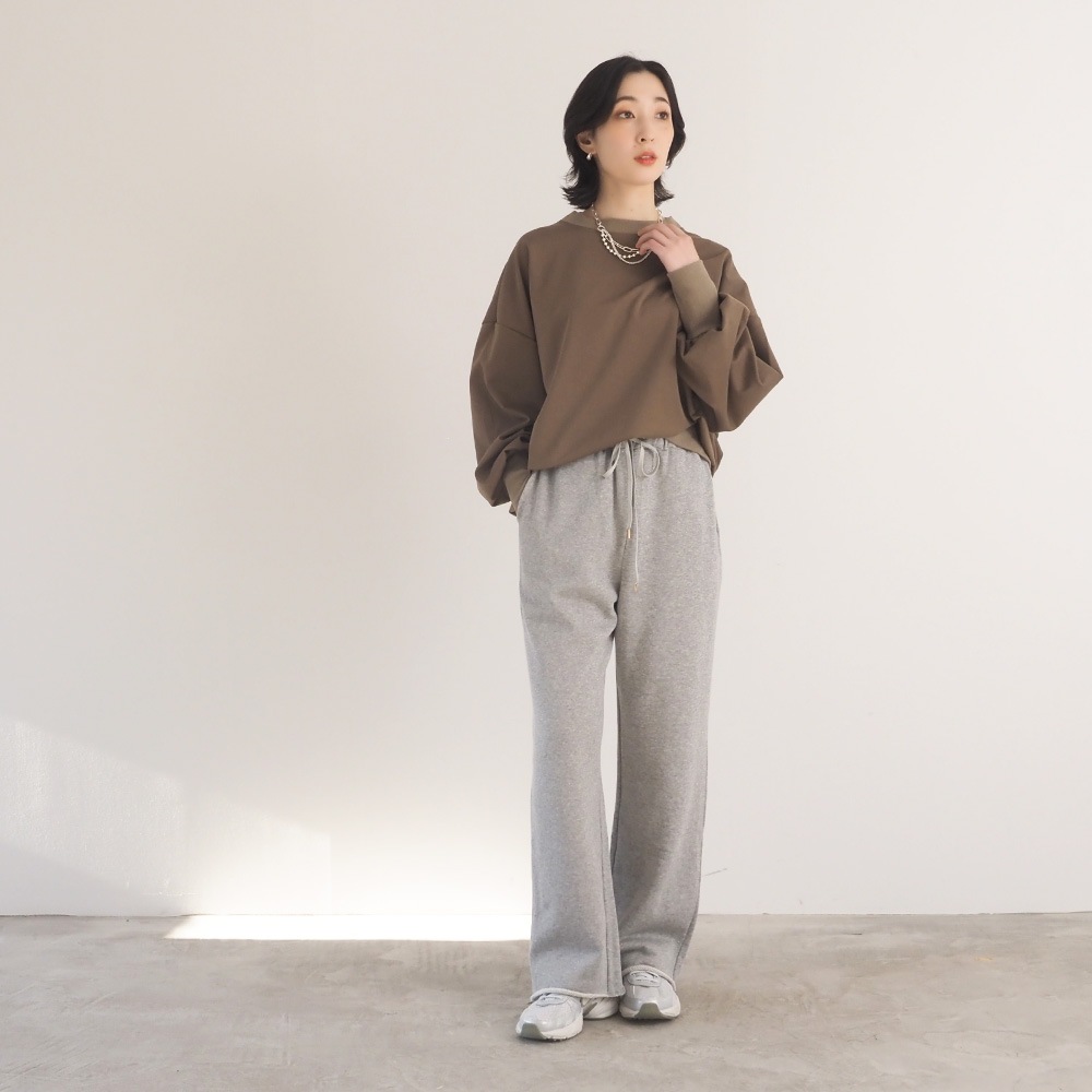 REFRAIN(リフレイン) ポンドR30/10国産裏毛 リラックスパンツ 447207