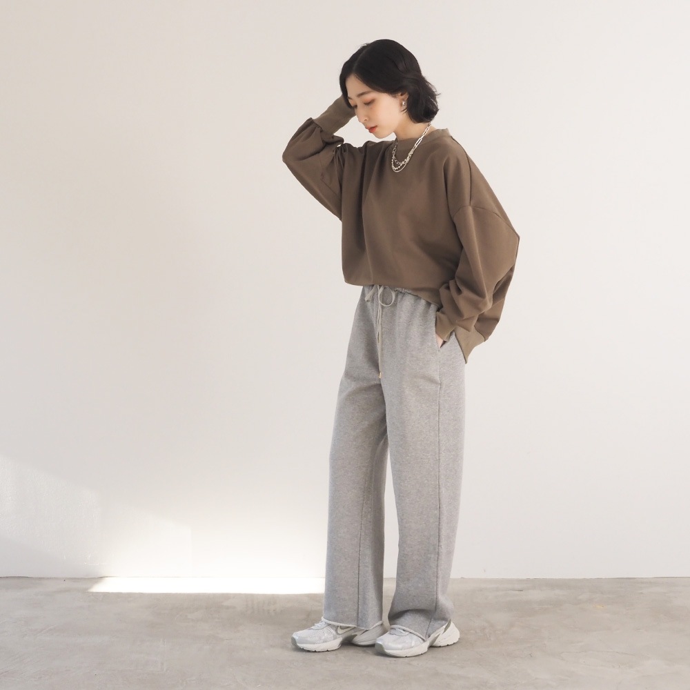 REFRAIN(リフレイン) ポンドR30/10国産裏毛 リラックスパンツ 447207