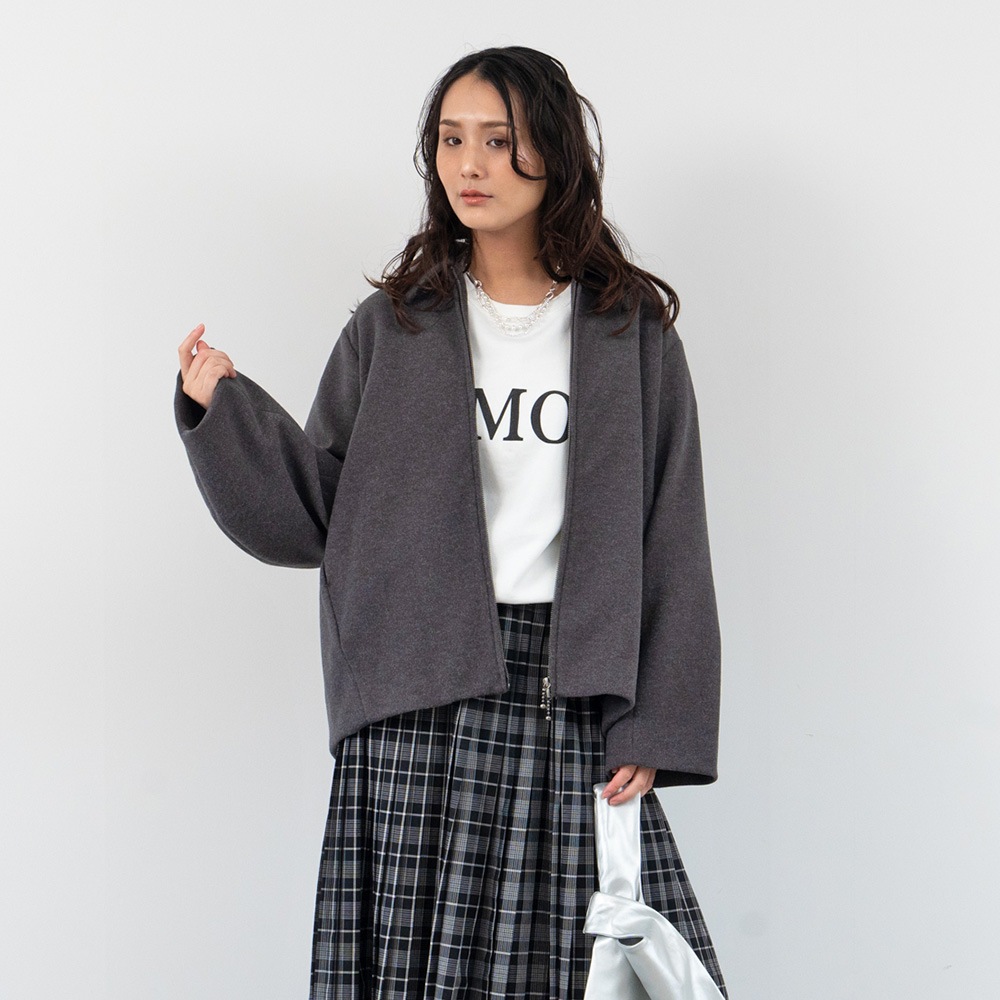 REFRAIN(リフレイン) ライトメルトンジャージ ジップアウター 447221