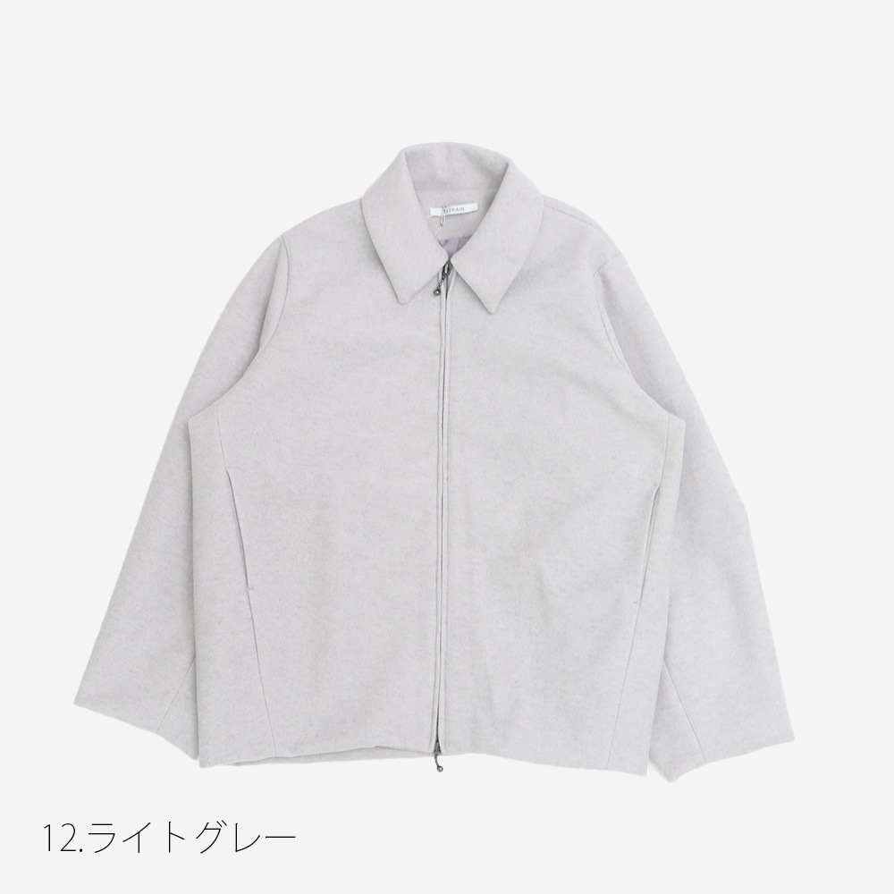 REFRAIN(リフレイン) ライトメルトンジャージ ジップアウター 447221