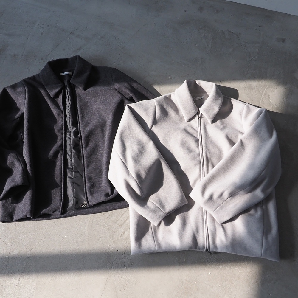 REFRAIN(リフレイン) ライトメルトンジャージ ジップアウター 447221