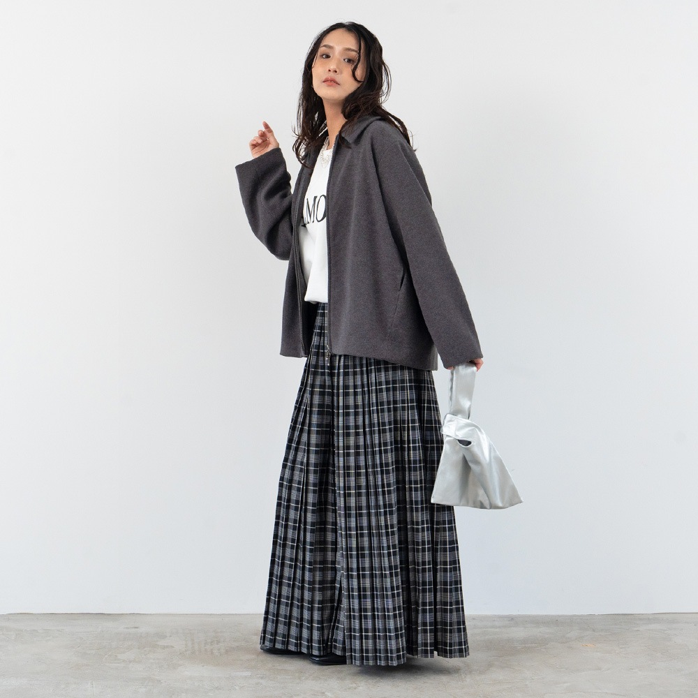 REFRAIN(リフレイン) ライトメルトンジャージ ジップアウター 447221