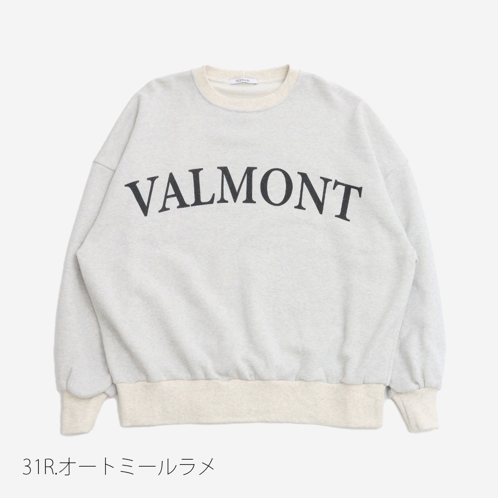 REFRAIN(リフレイン) ポンドR30/10国産裏毛 プリントPO 447205