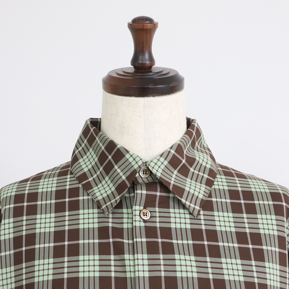 REFRAIN(リフレイン) LIM-bless 40sチェックシャツ 447910