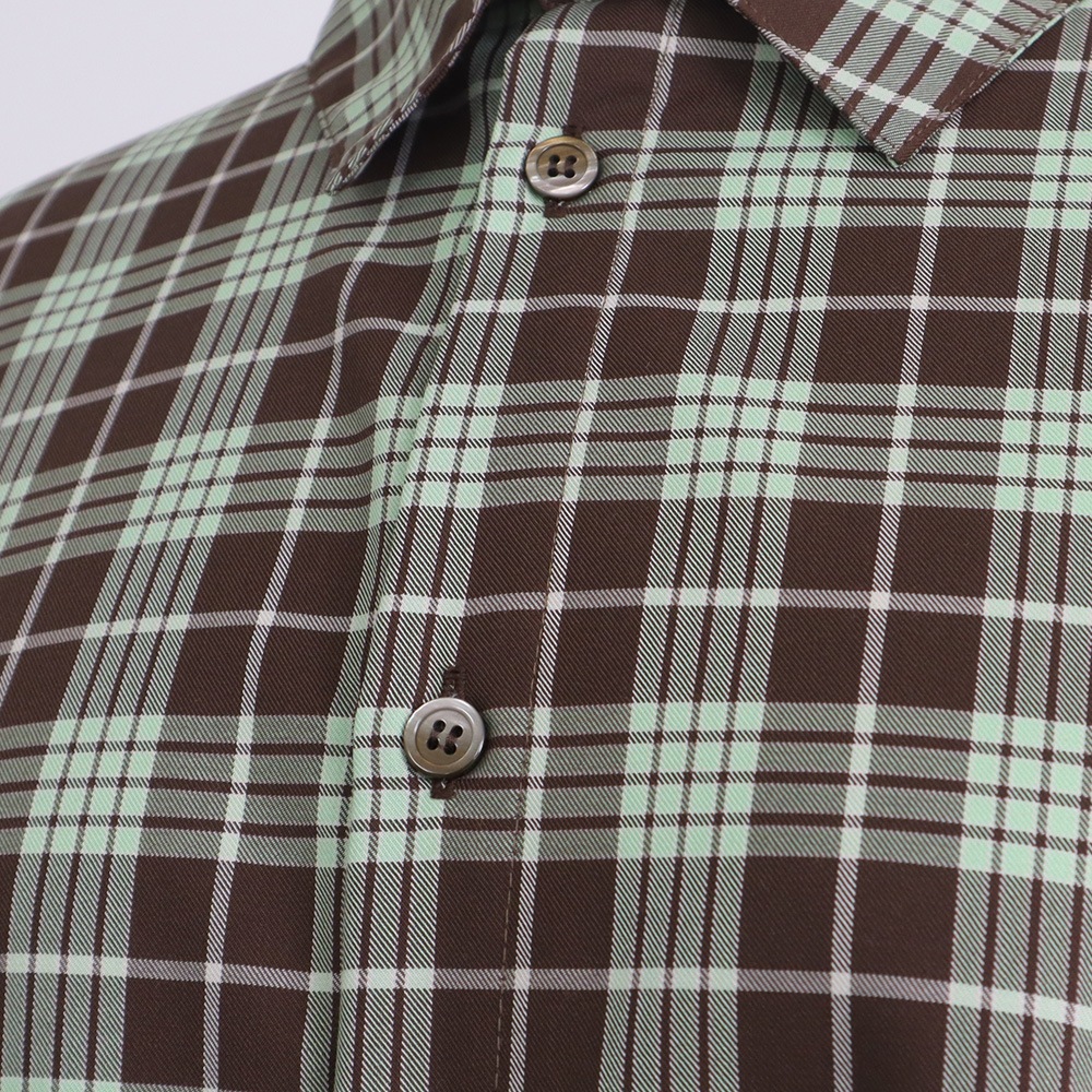 REFRAIN(リフレイン) LIM-bless 40sチェックシャツ 447910