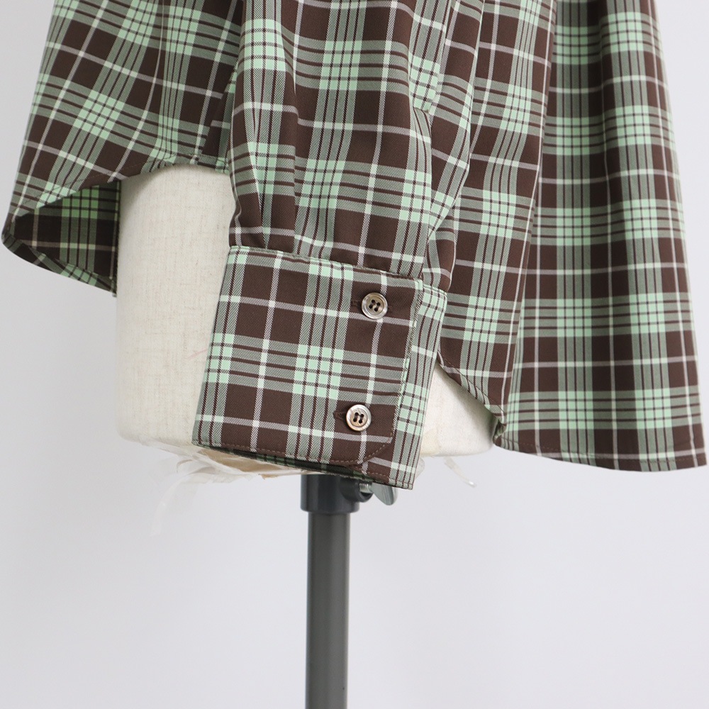 REFRAIN(リフレイン) LIM-bless 40sチェックシャツ 447910