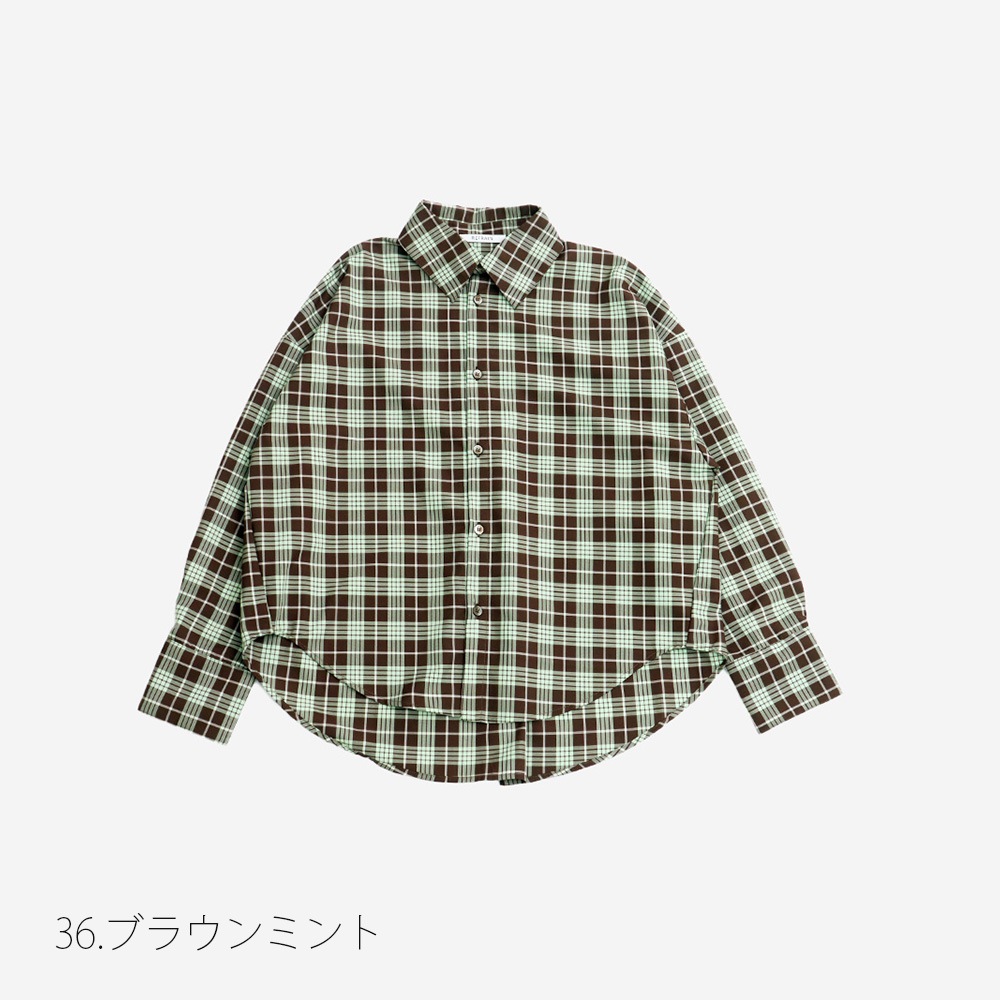 REFRAIN(リフレイン) LIM-bless 40sチェックシャツ 447910