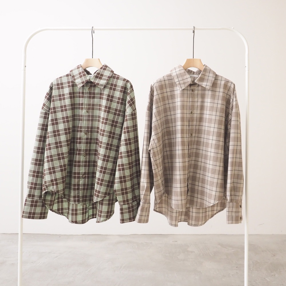 REFRAIN(リフレイン) LIM-bless 40sチェックシャツ 447910