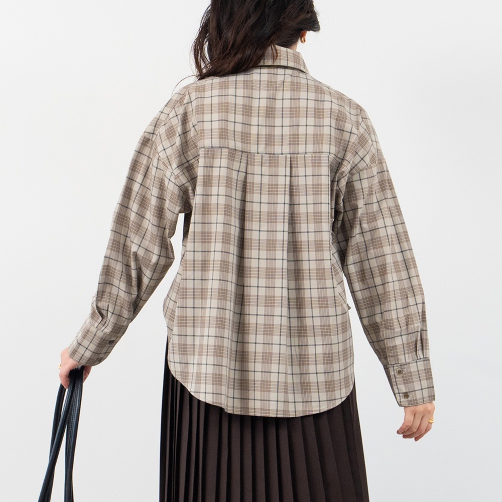 REFRAIN(リフレイン) LIM-bless 40sチェックシャツ 447910