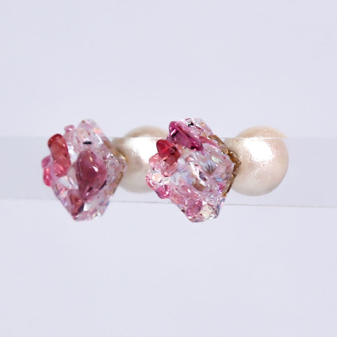 サティ ジュ・トゥ・ヴ＞パールピアス Sサイズ | ayanofukumura | もの