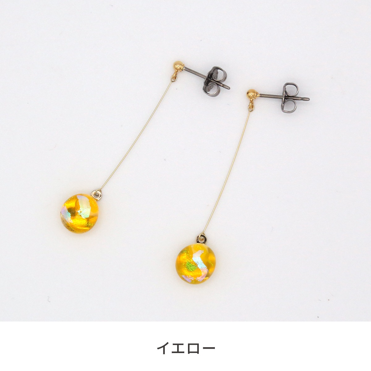 音のしずく] ピアス（ロング）全3色 | 福村硝子 | ものとアート 公式通販
