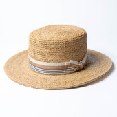 「THE FACTORY MADE/ザファクトリーメイド」RAFFIA BLADE KANKAN HAT|HAT