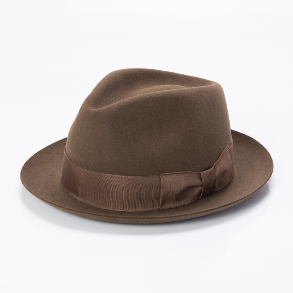 「KNOX/ノックス」RABBIT FUR HAT (KMC) BROWN