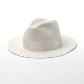 「Borsalino/ボルサリーノ」Panama fine tesa piatta larga cinta raso