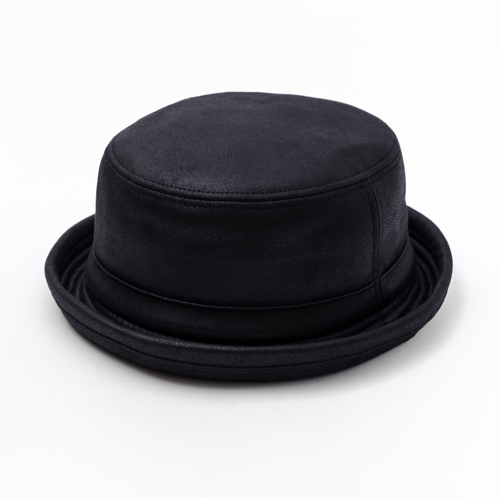 Editor's Trends/エディターズ トレンド」PU LEATHER PORK PIE | HAT