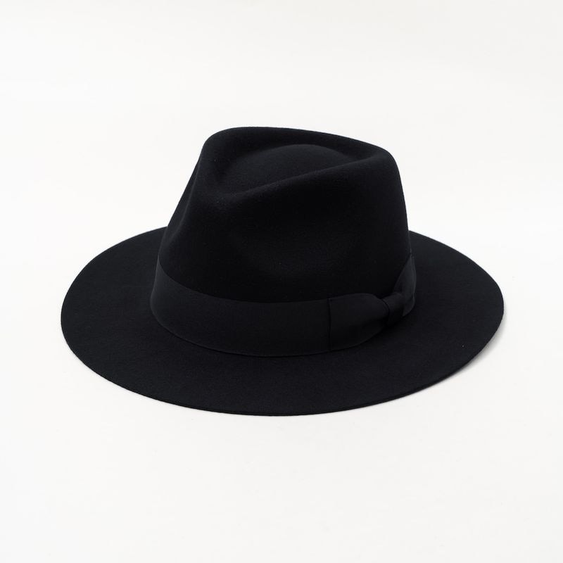 STETSON／ステットソン】ウール ロングフラットブリム ハット 60cm