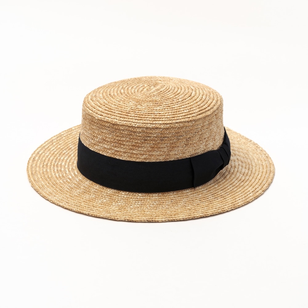 「Req Hatter/レックハッター」STRAW BOATER HAT