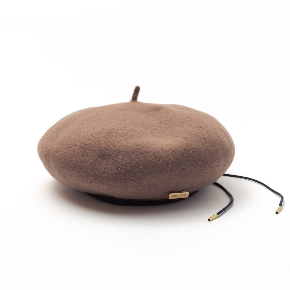 「MAISON Birth/メゾン バース」VELWOOL LIGHT BERET