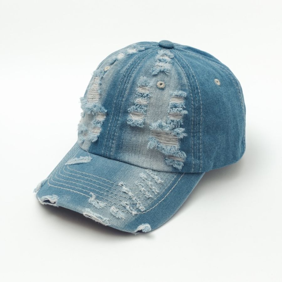 「Editor's Trends/エディターズ トレンド」DAMAGE DENIM CAP