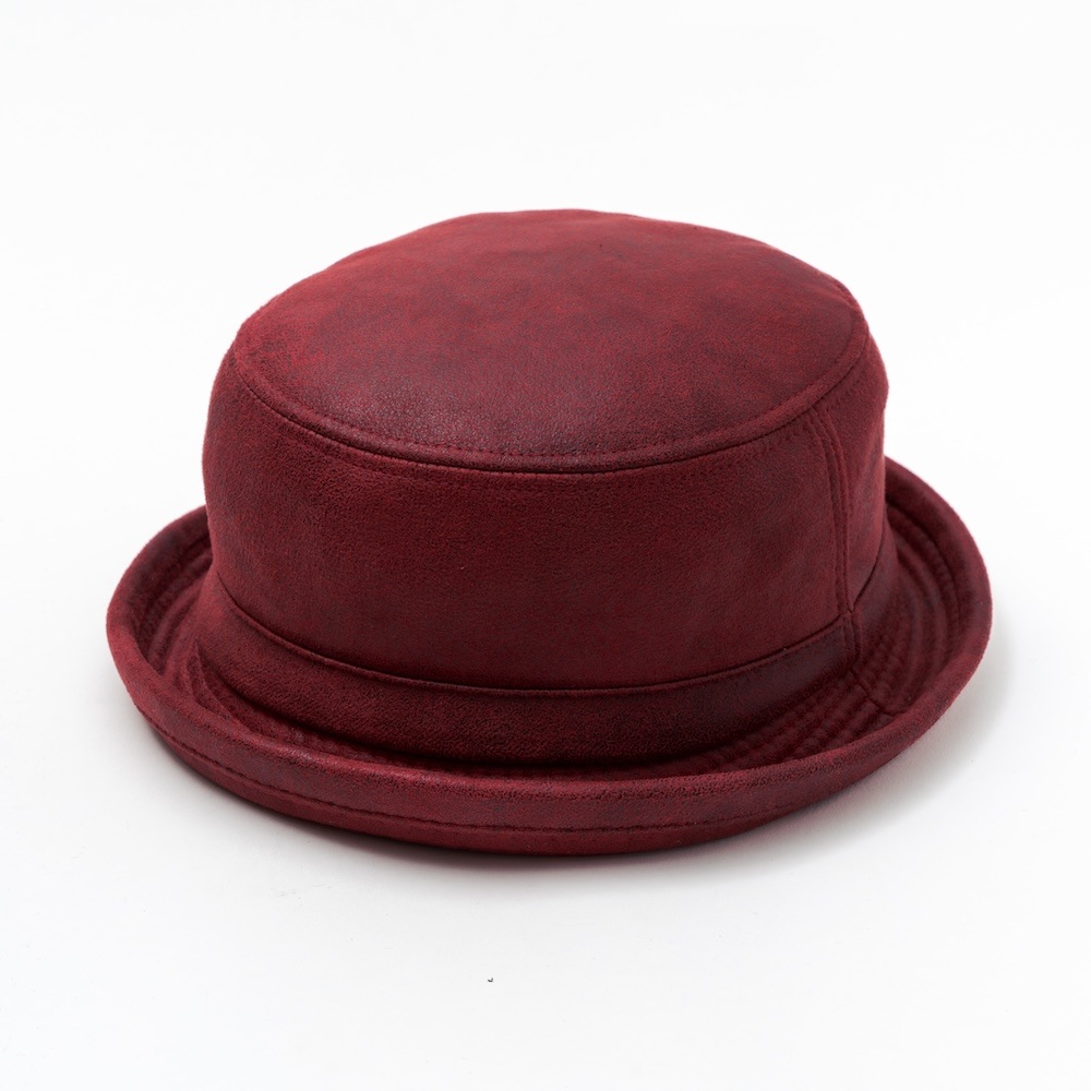 Editor's Trends/エディターズ トレンド」PU LEATHER PORK PIE | HAT
